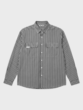 LAU--LAU - BLACK STRIPED SHIRT