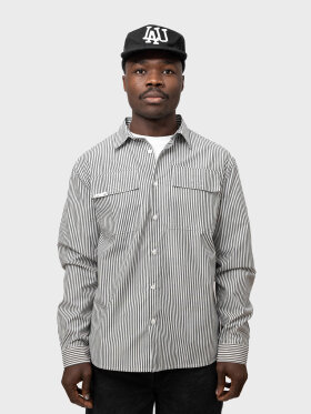 LAU--LAU - BLACK STRIPED SHIRT