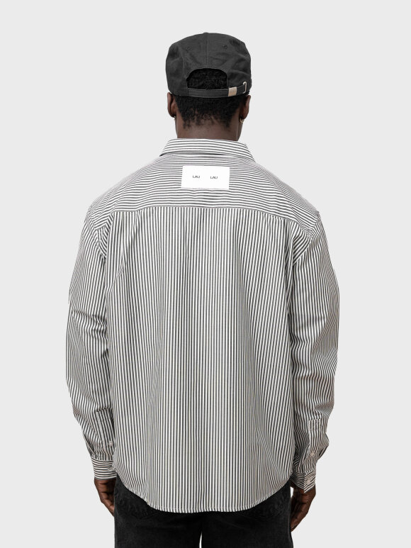 LAU--LAU - BLACK STRIPED SHIRT