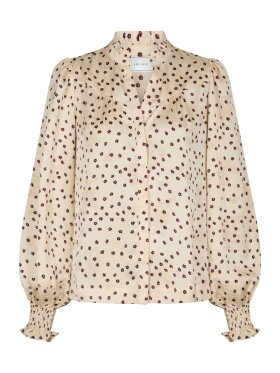 Neo Noir - Astride Flower Jacquard Blouse Neo Noir - Astride Flower Jacquard Blouse