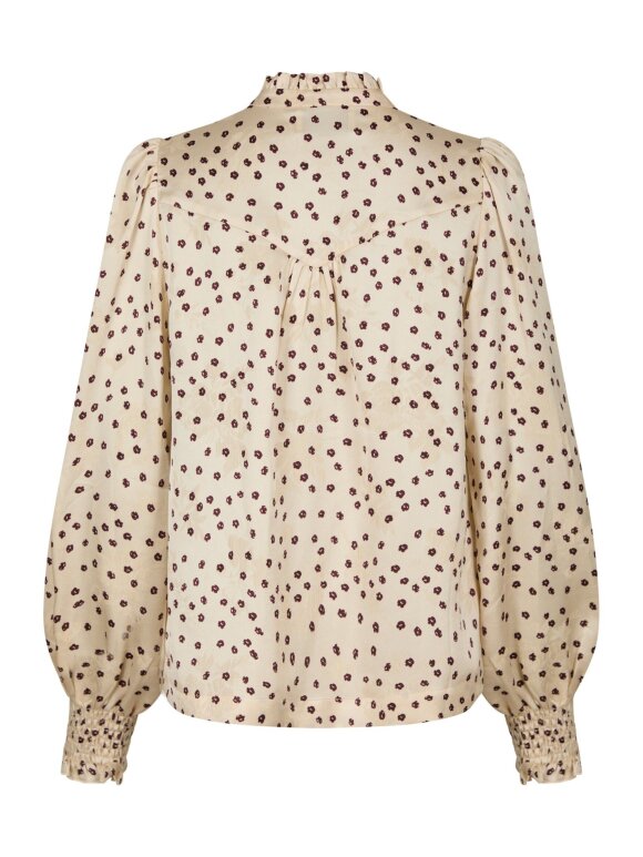 Neo Noir - Astride Flower Jacquard Blouse