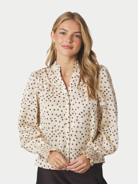Neo Noir - Astride Flower Jacquard Blouse Neo Noir - Astride Flower Jacquard Blouse
