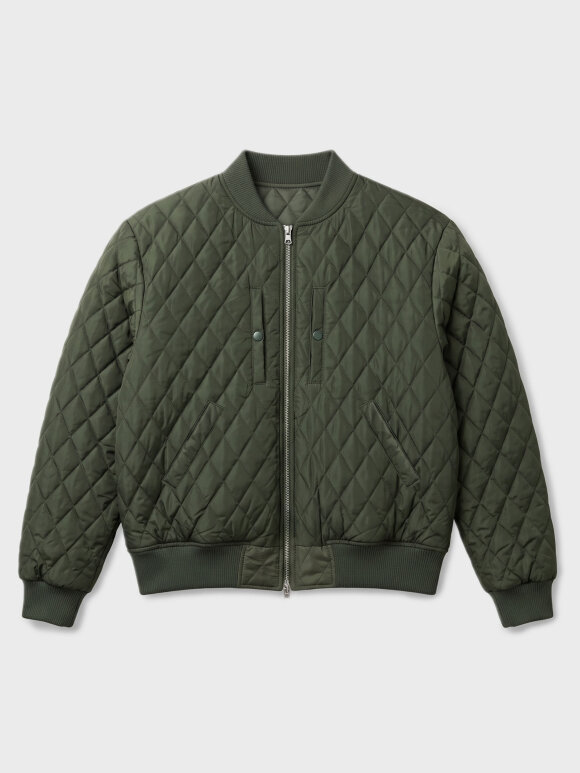 LAU--LAU - QUILTED VARSITY JACKET