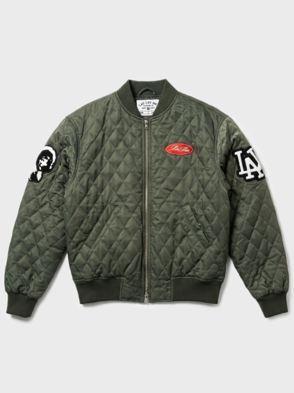 LAU--LAU - QUILTED VARSITY JACKET