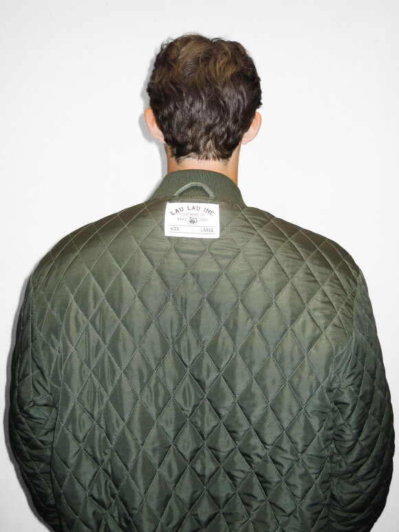 LAU--LAU - QUILTED VARSITY JACKET