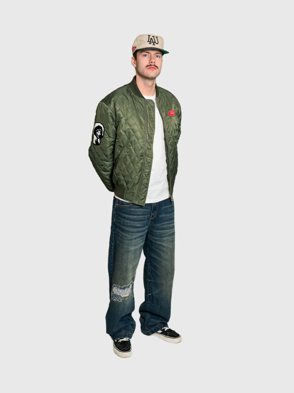 LAU--LAU - QUILTED VARSITY JACKET