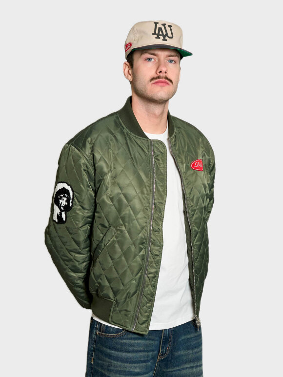 LAU--LAU - QUILTED VARSITY JACKET