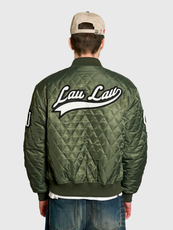 LAU--LAU - QUILTED VARSITY JACKET