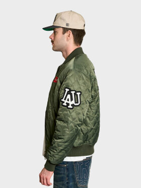 LAU--LAU - QUILTED VARSITY JACKET LAU--LAU - QUILTED VARSITY JACKET