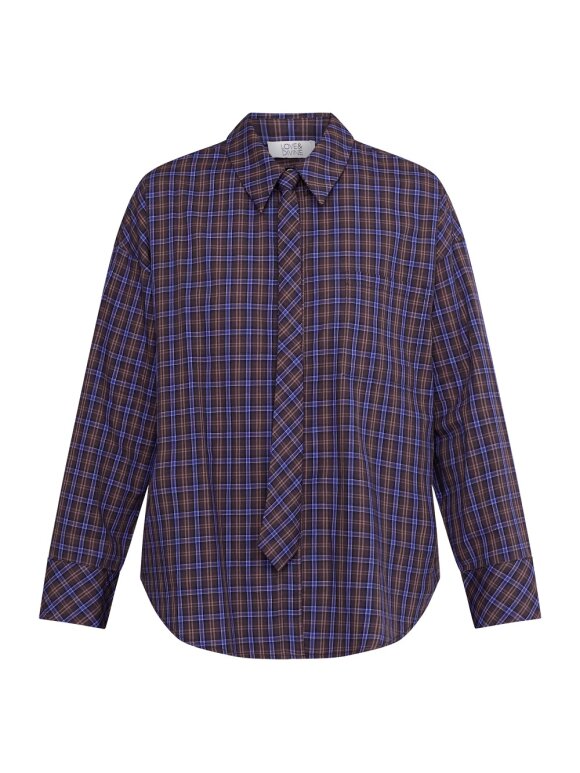 Love & Divine - Love1645 shirt Brown Check