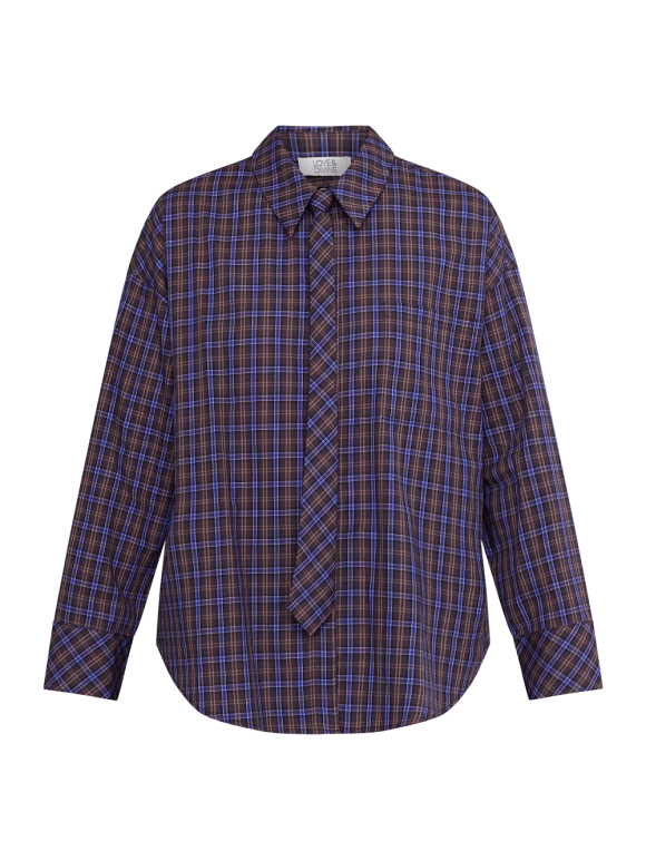 Love & Divine - Love1645 shirt Brown Check