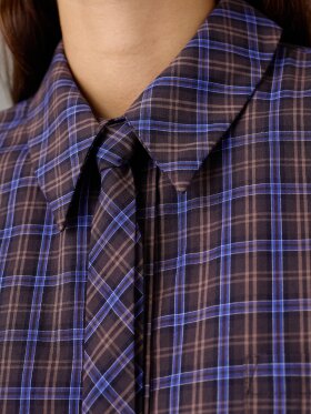 Love & Divine - Love1645 shirt Brown Check Love & Divine - Love1645 shirt Brown Check