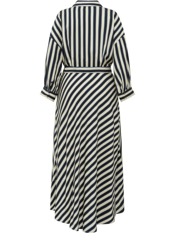 Gossia - PiperGO Dress Navy Creme Strib