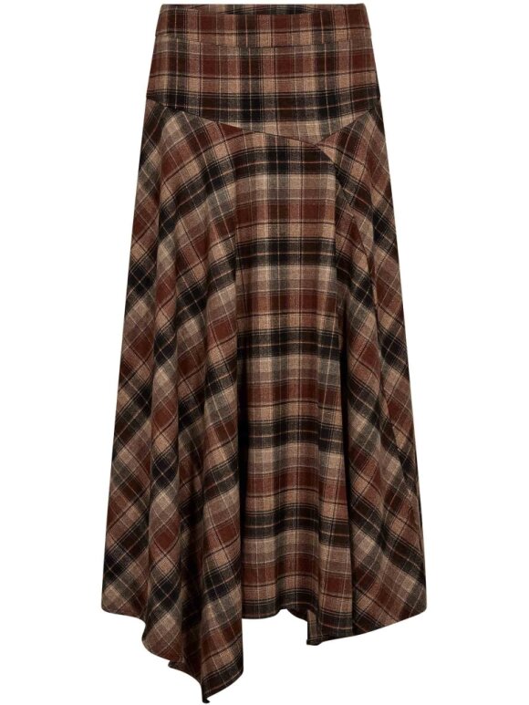 Gossia - FleurGO Skirt Brown Checks
