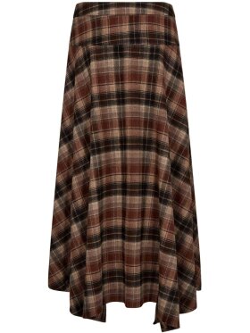 Gossia - FleurGO Skirt Brown Checks Gossia - FleurGO Skirt Brown Checks