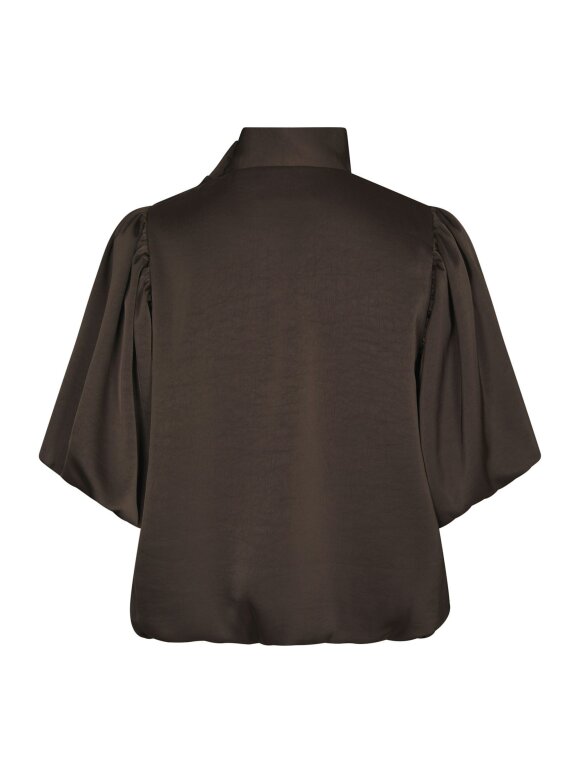 Neo Noir - Parisa Heavy Sateen Blouse