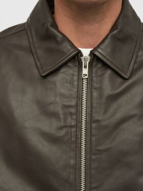 Anerkjendt - AKCARL LEATHER JACKET Anerkjendt - AKCARL LEATHER JACKET