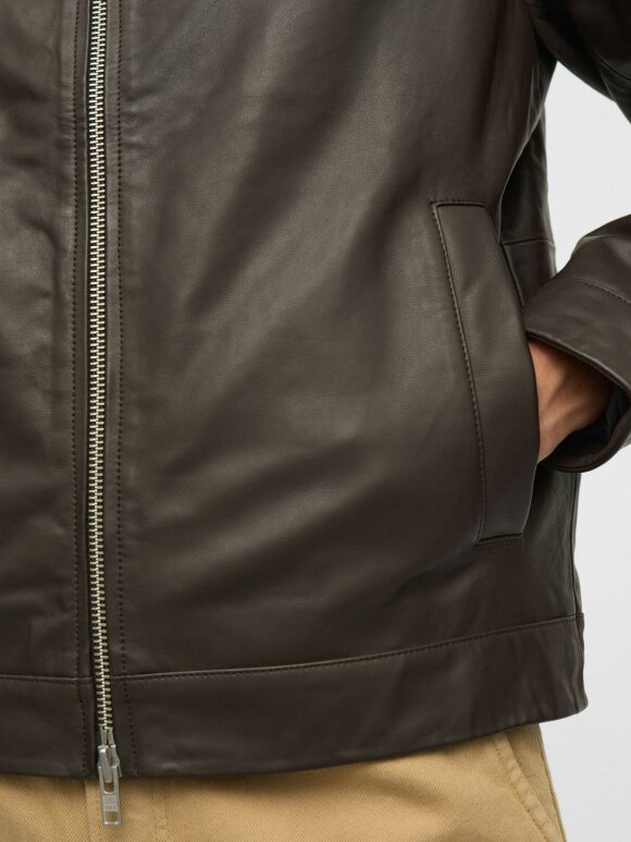 Anerkjendt - AKCARL LEATHER JACKET