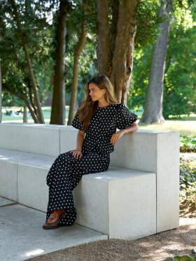 Neo Noir - Malba Dot Pants Black Neo Noir - Malba Dot Pants Black