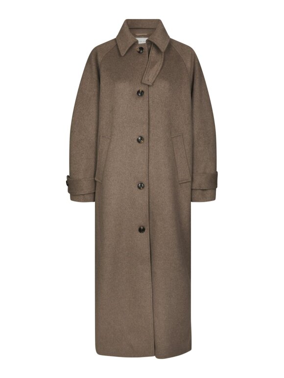 Neo Noir - Keaton Wool Coat Taupe