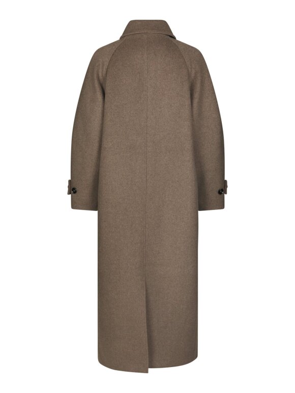 Neo Noir - Keaton Wool Coat Taupe