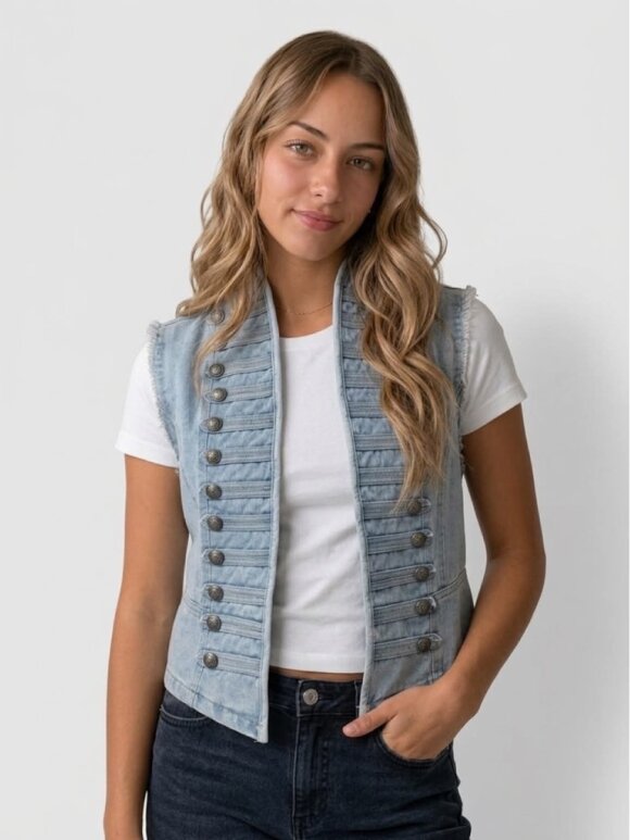 tim&simonsen - Michaela vest Light Blue