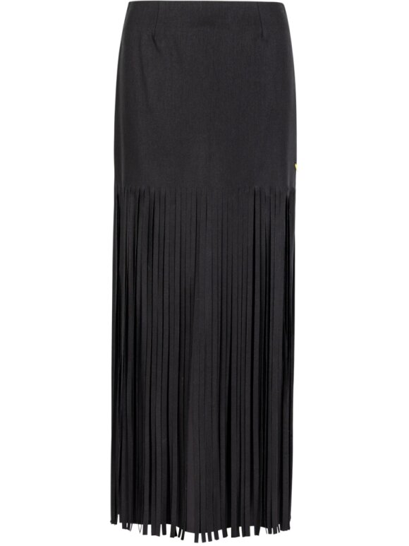 Coster Copenhagen - Fringe Skirt Black