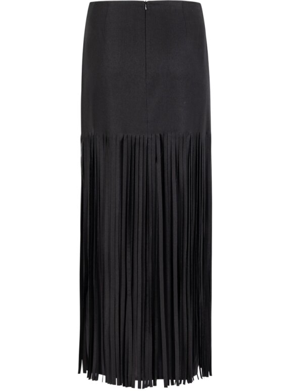 Coster Copenhagen - Fringe Skirt Black