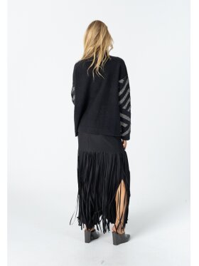 Coster Copenhagen - Fringe Skirt Black