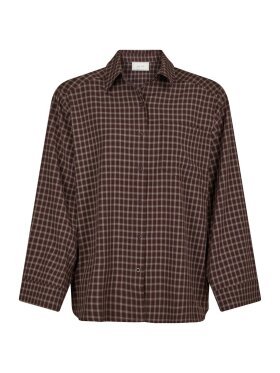 Neo Noir - Anella Check Shirt Chocolate