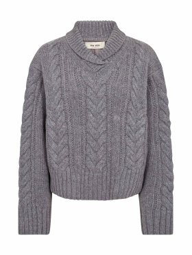 Mos Mosh - MMGodinaz Quilt knit thunderst