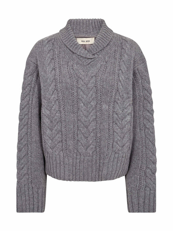 Mos Mosh - MMGodinaz Quilt knit thunderst