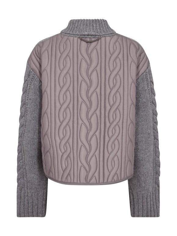 Mos Mosh - MMGodinaz Quilt knit thunderst
