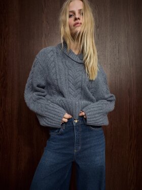 Mos Mosh - MMGodinaz Quilt knit thunderst