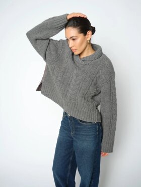 Mos Mosh - MMGodinaz Quilt knit thunderst