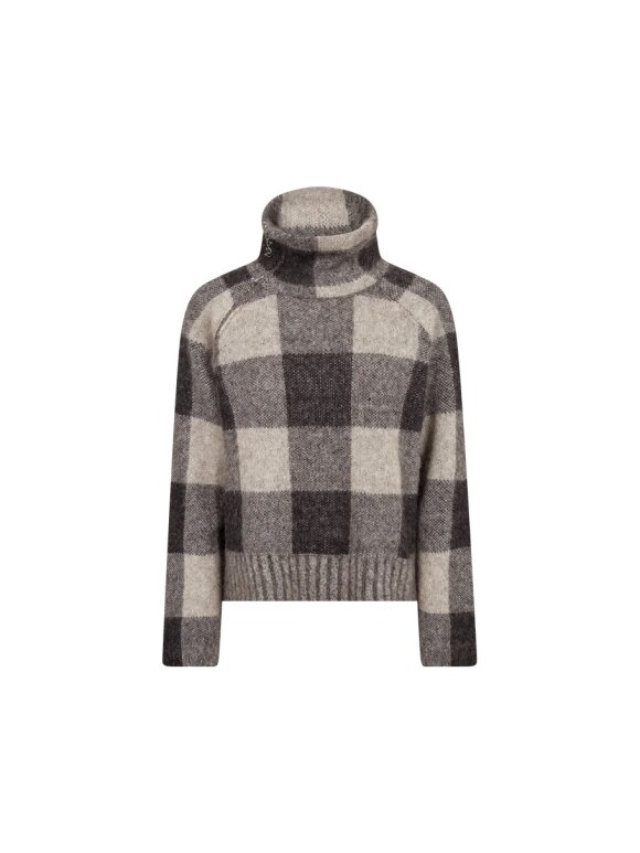 Mos Mosh - MMMaija Check Knit Black