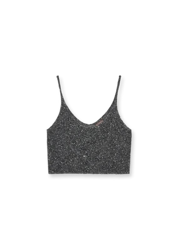 HEYANNO - MMHVenetia knit top Silver