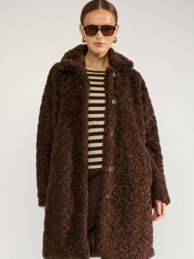 Numph - NUFurda Jacket Black Coffee Numph - NUFurda Jacket Black Coffee