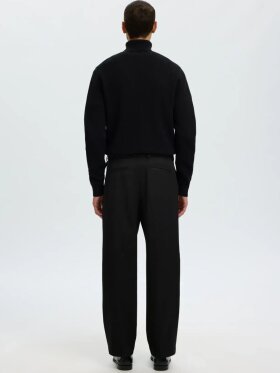 Selected - SLM220-Loose Luke Wool Pant