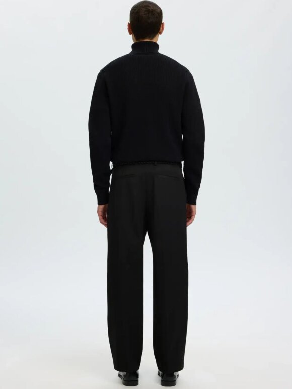 Selected - SLM220-Loose Luke Wool Pant