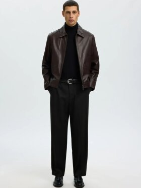 Selected - SLM220-Loose Luke Wool Pant