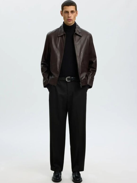 Selected - SLM220-Loose Luke Wool Pant