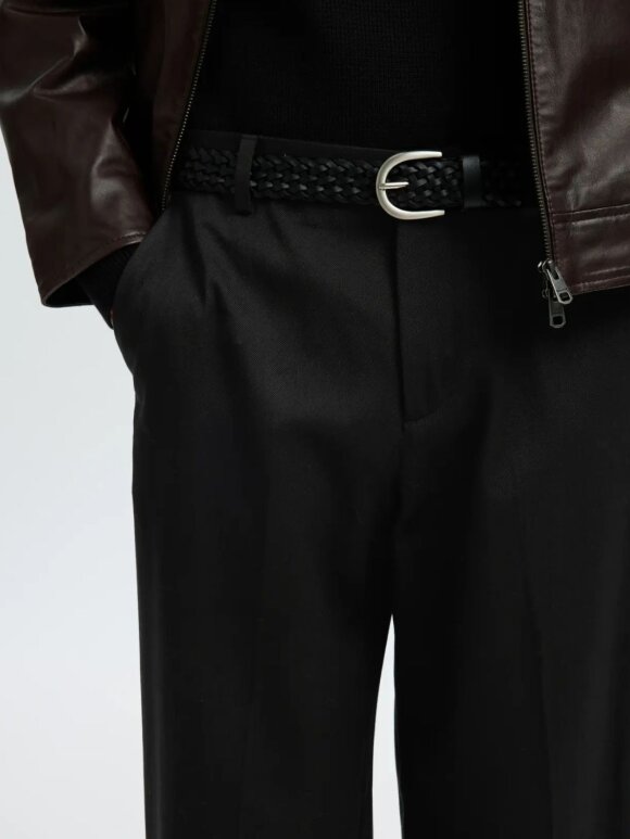 Selected - SLM220-Loose Luke Wool Pant