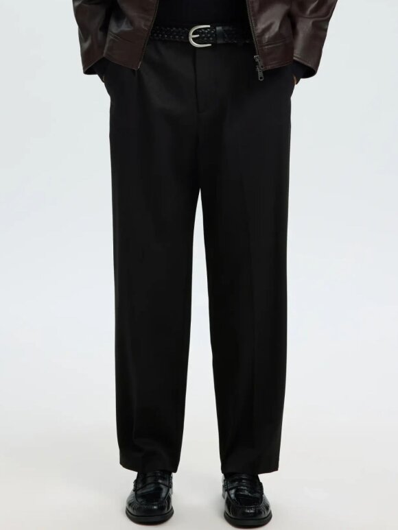 Selected - SLM220-Loose Luke Wool Pant