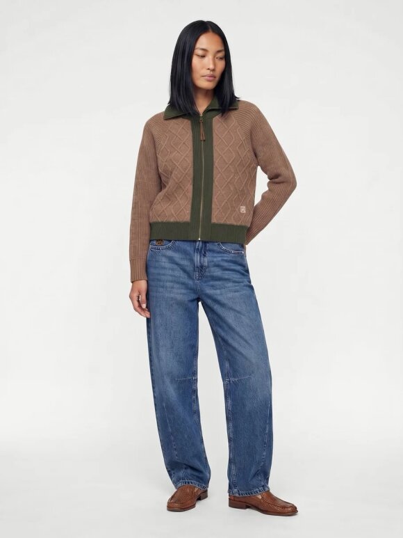 HEYANNO - MMHRoll Melange Knit Brown