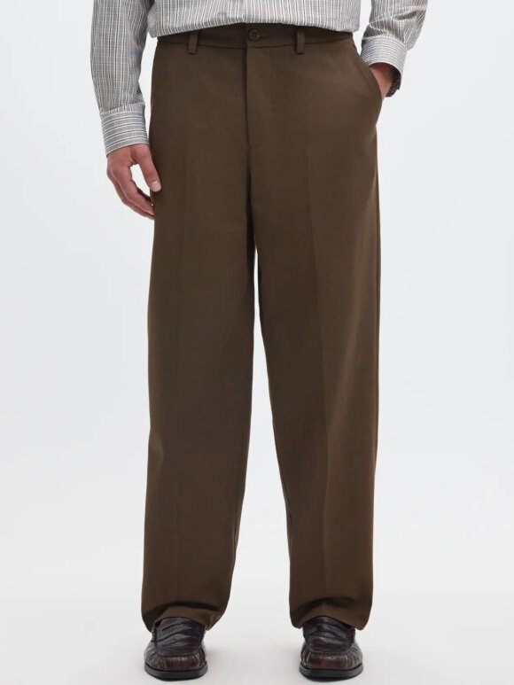 Selected - SLM220-Loose Luke Wool Pant
