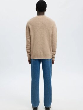 Selected - SLMneil LS Knit Neps Crew Neck
