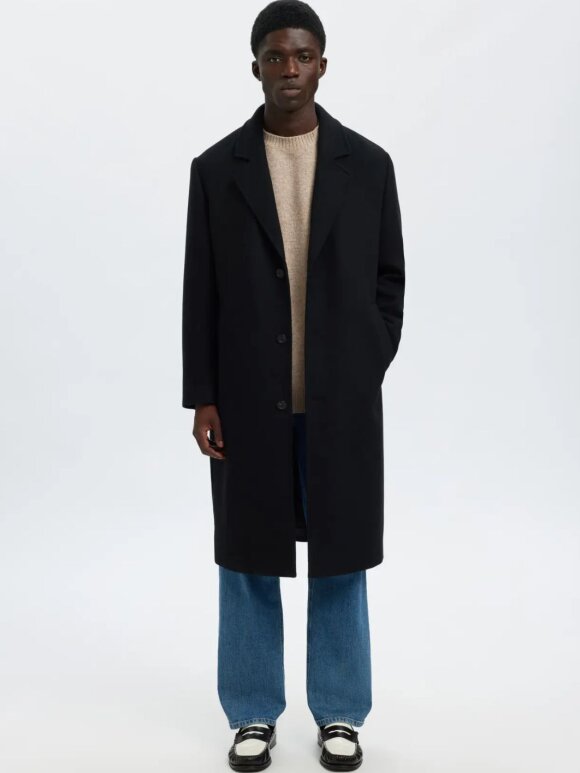 Selected - SLMneil LS Knit Neps Crew Neck