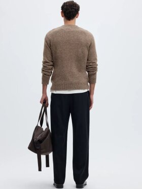 Selected - SLMneil LS Knit Neps Crew Neck