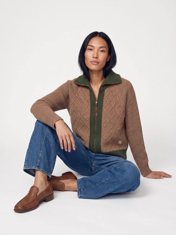 HEYANNO - MMHRoll Melange Knit Brown